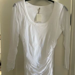 Pete Collection mesh 3/4 sleeve top